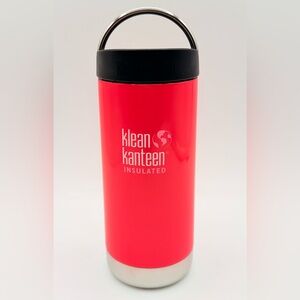 Insulated Klean Kanteen TKWide 12 oz Stainless Bottle Melon Punch Travel Mug